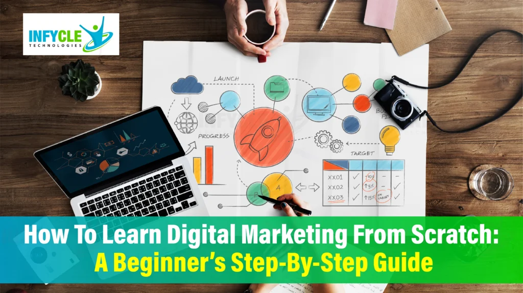 How To Learn Digital Marketing From Scratch: A Beginner’s Step-By-Step Guide