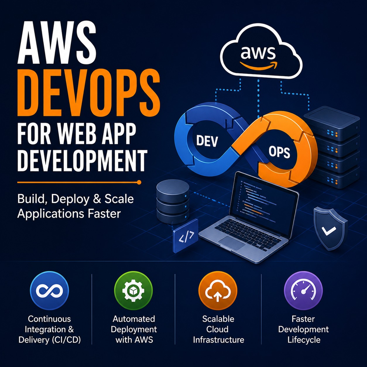 What is AWS Devops and tools essential to develop a web app