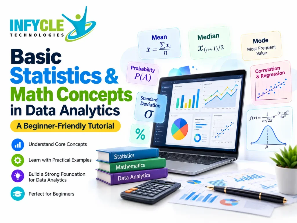 Math concepts in Data Analytics