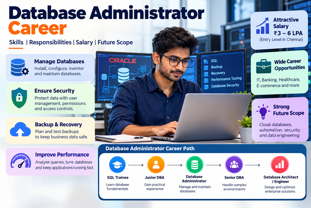 Database Administrator Career: Skills, Salary & Future Scope