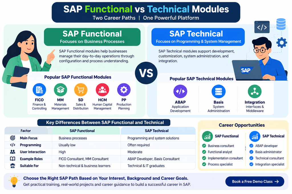 SAP Functional vs Technical Modules: Which Is Better?